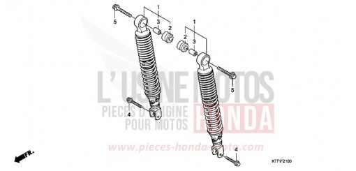 REAR CUSHION SH150A de 2010